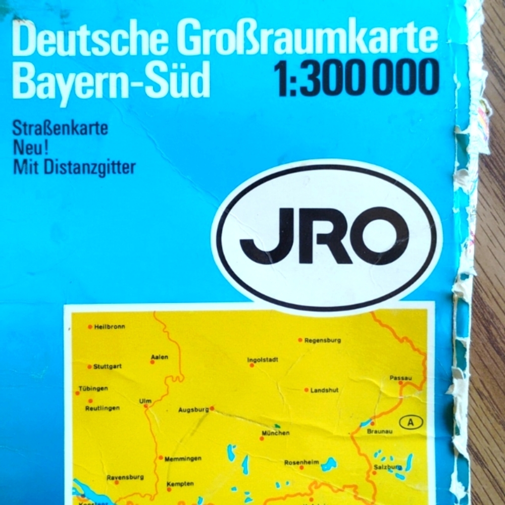GERMAN 🇩🇪    VINTAGE MAP